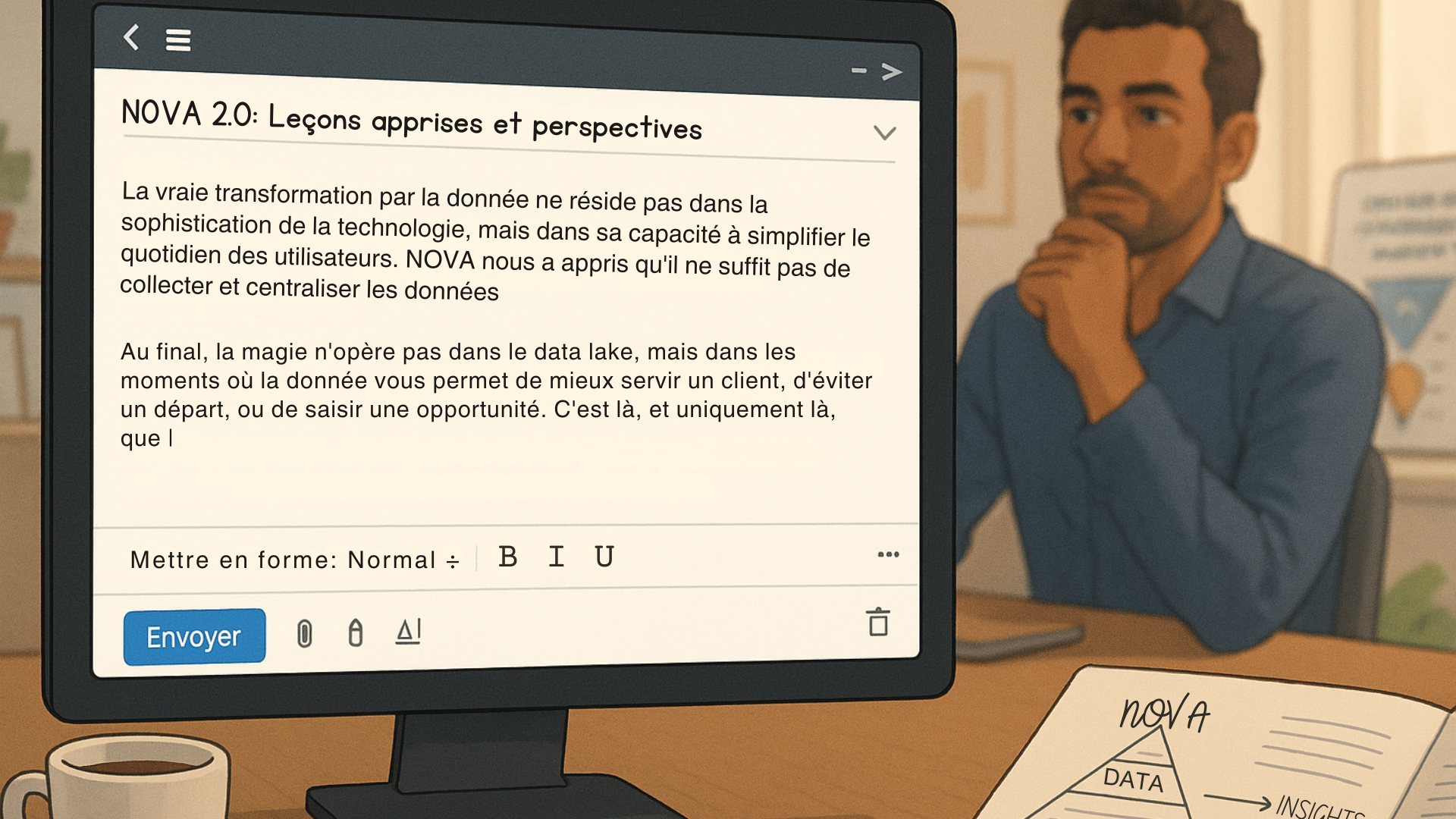 La vraie transformation par la donnée ne réside pas dans la sophistication de la technologie, mais dans sa capacité à simplifier le quotidien des util